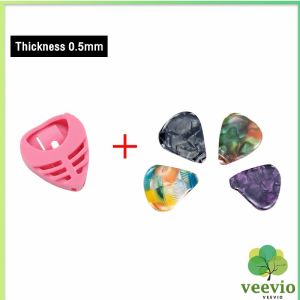 veevio ปิ๊กกีตาร์ ขนาด 0.5mm 1mm ทรงหยดน้ำ สำหรับกีตาร์พื้นบ้าน กีตาร์คลาสสิก อูคูเลเล่ Guitar Picks