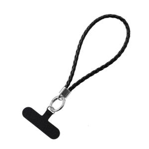 Cellphone Lanyard Strap for Men and Women Leather Hand Wrist Strap Phone Lanyard Universal Lanyard with Tether Tabs