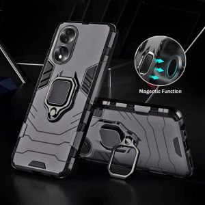 For Honor 70 70Pro Pro+ Honor70 5G Case Armor Ring Holder Car Magnetic Phone Case Shockproof Back Cover Casing