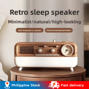 💥Dream Best🔥 Retro Sleep Speaker | Bluetooth Speaker & Night Light Combo | Ambient Sound Sleep Aid and Bedside Lamp with Retro Decor Design
