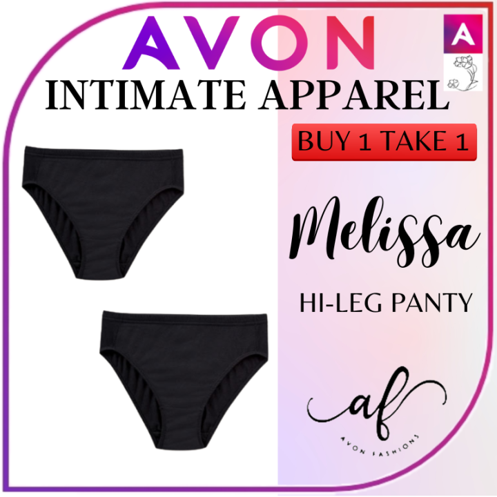 BUY 1 TAKE 1 Avon Intimate Apparel MELISSA HI-LEG PANTY BLACK ...
