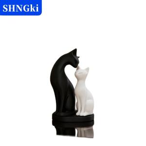 SHNGki Mèo Bức Tượng Nhỏ Mô Phỏng Nhựa Mèo Tủ Lạnh Sticker Chất Liệu Thu Nhỏ Phim Hoạt Hình Xe Mèo Trang Trí Trẻ Em Đồ Chơi