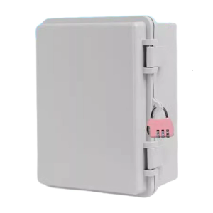 Nhựa cường độ cao ngoài trời điện Thùng kháng thời tiết khóa bìa cho làm vườn cắm trại cài đặt