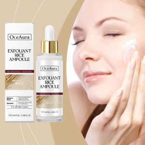new Rice Exfoliating Essence Dead Skin Removal Oil Control Brightening Moisturizing Nourishing Improve Roughness Nicotinamide Serum Free Shipping