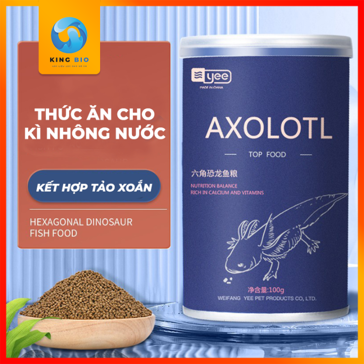 [Hạt chìm] Cám yee axolotl - thức ăn dinh dưỡng cho rồng 6 sừng (kỳ ...