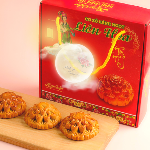 Bánh trung thu chay Liên Hoa ngon và healthy ( thực phẩm chay) FREESHIP