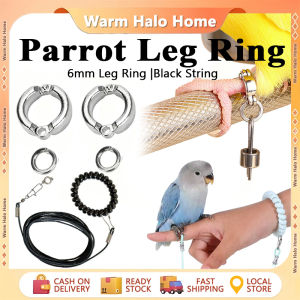 Parrot Leg Ring Training Ring for Birds Outdoor Fly Training Ring Birds Flying Rope Training Ring