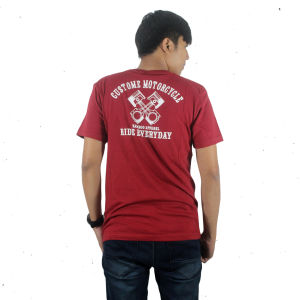 Kaos Pria Distro Bamboo Apparel Custom Motorcycle