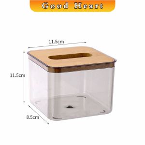 J.D. กล่องใส่ทิชชู่แบบใส เก็บทิชชู่ กล่องกระดาษทิชชู่แบบถอดได้ tissue box