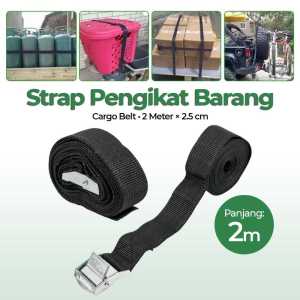 Tali Pengikat Barang di Motor Strap Cargo Belt 2 Meter x 2.5 cm