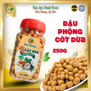 Đậu Phộng Nước Cốt Dừa Hũ 250gr Tân Lộc Phát