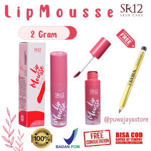 SR12 Lip Mousse Cream 2gr BPOM Menjaga Kelembaban Bibir Kering