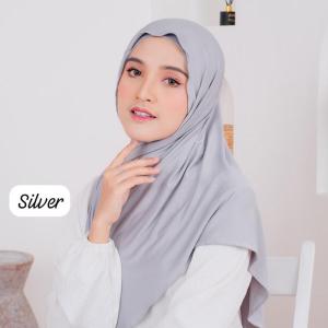 (COD) Azalia Pashmina Inner Oval Ninja Menutup Dada Hijab Instant Meleyot Jersey Inara Premium