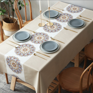 4 Styles New Print Rectangle Table Cloth Waterproof Plastic PVC Oilproof Tablecloths Table Cover Home Decor Christmas Tablecloth