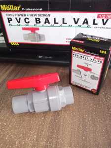 Ball Valve PVC 1/2 INCH MOLLAR Stop Kran 1/2"