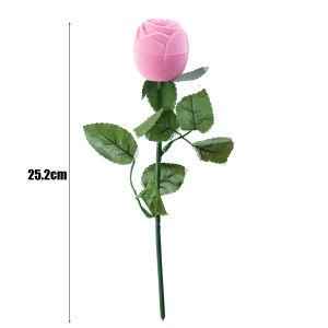 ของขวัญสร้อยคอเงินแฟชั่นแบบพกพาลายดอกกุหลาบนิรันดร์กล่องของขวัญกุหลาบโรแมนติกกล่องใส่แหวนสำหรับเป็นของขวัญวันวาเลนไทน์แม่ภรรยาแฟนสาว