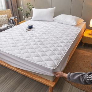 Thicken 100% Waterproof Mattress Protector Quilted Mattress Cover Bedsheet Fitted Sheet 360° Wrapping
