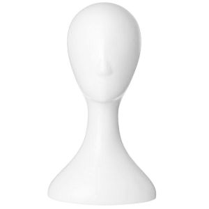 CHCA Phụ nữ Pro Nhựa Manikin Mũ kính trưng bày đồ trang sức Giống cái Đầu hiển thị tóc giả Mô hình đầu Trưởng phòng đào tạo Giá đỡ tóc giả