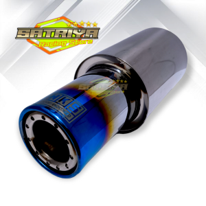 Knalpot Mobil HKS Gronel Cincin Full Stainless Ngebas Empuk Bulet