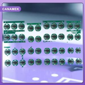 【CANAMEK】 10set lot 18650 Lithium Battery Universal Dual MOS Protection Board 3.5-4V18650 Cylindrical Protection Board