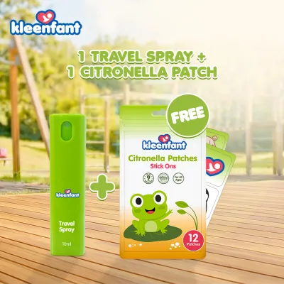 Citronella Spray Travel Pack 10ml Safe On-the-Go Protection (6 Months & Up)
