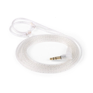 Durability Silver Plate 0.75mm Pin Earphone Cable for QKZA2 Headphone for Improved Signal Transmission &Sound Precise
