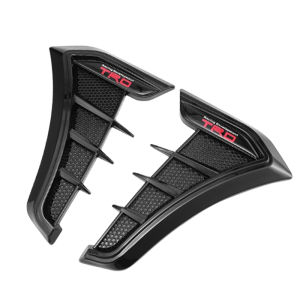 JDMGRAM Sợi Carbon Xe Bên Fender Thông Hơi Bao Viền Đa Năng ABS Đua Luồng Không Khí Dạng Lưới Tản Nhiệt Trang Trí Ngoại Thất Ô Tô Phụ Kiện