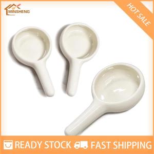 MIH ✨ COD ✨ เชิงเทียนเซรามิกเคลือบขี้ผึ้งละลายน้ำมันหอมระเหยถาดกลิ่นหอมเตาหลอมเทียนหอมระเหยสำหรับตกแต่งบ้าน