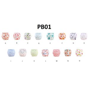 FSPB01 Popok Kain Bayi Kancing Motif Karakter Cloth Clodi Diaper Dapat Dicuci Reusable