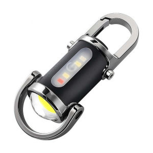 Keychain Flashlights 800 Lumens EDC Mini Flashlights Rechargeable COB Keychain Work Light Flashlights Mini Keychain Light 7 Light Modes