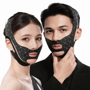EASYEAH Adjustable Face Toning Belts Anti-slip Reusable Chinology Jawline Shaper Durable V Line Face Lifting for Sleeping