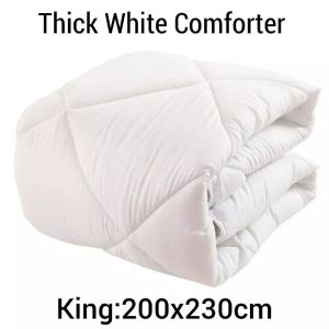 Tranquil Woods Home Quilted Down Alternative Comforter Hotel Collection Reversible Duvet Insert with Corner Tabs
