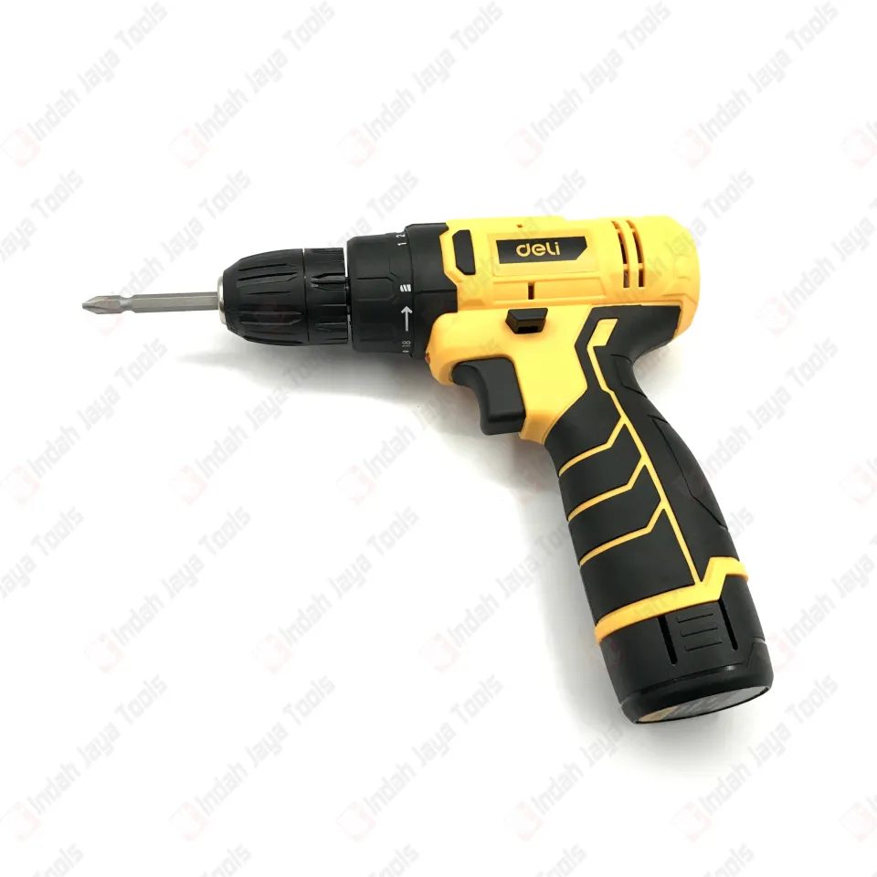 DELI DL-DZ12-5A2 Mesin Bor Tangan Baterai 12V Cordless Drill