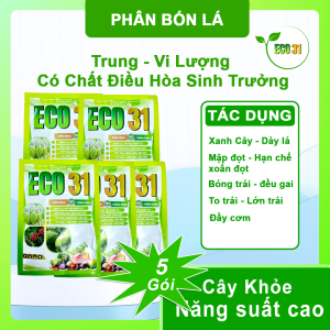 Combo 5 Gói Trung Vi Lượng 100g – Bổ Sung Canxi Magie Kẽm Vi Lượng Cho Cây