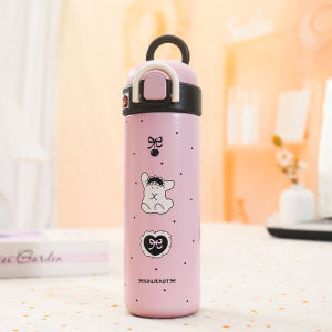 TUMBLER TERMOS T-BOX WITH HANDLE PORTABLE VACUUM INSULATED BOTTLE HOT & COOL 500 ML STAINLESS STEEL 316 / COFFEE TUMBLER / TERMOS TAHAN PANAS & DINGIN