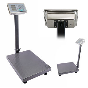 Durable Foldable Floor Scale with Large LCD Screen Industrial Platform for Heavy Industrial and Warehouse Applications