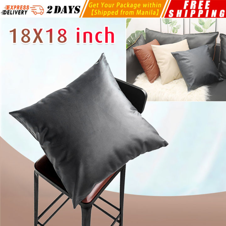 Leather cushion covers suppliers best sale