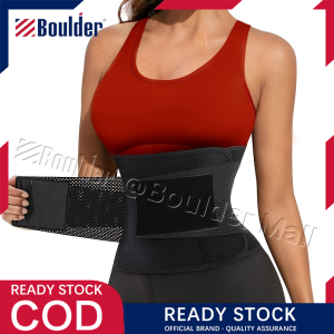 BOULDER Women Waist Trainer Body Shaper Slimming Belt Belly Reducing Sheath Shapewear Female Sauna Sweat Strap Corset Binder Breathable Support Waist Slimmer Body Shaper Sweat Belt for Women Fat Burner Workout Plus Size