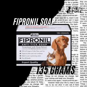 PETSCHOICE - Anti-garapata (ticks) fleas lice Prolific Tails Fipronil Anti-tick & flea Soap 135g with Neem Extract for Cats & Dogs