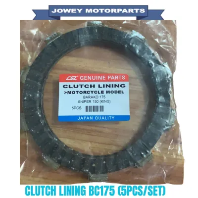 CSL CLUTCH LINING BARAKO175 SNIPER 150 (5PCS/SET) JAPAN QUALITY