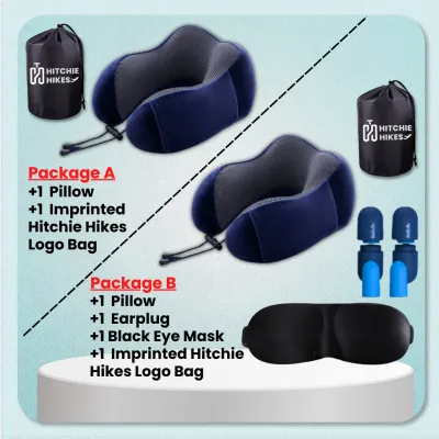 HH Memory Foam Headrest Pillow U Car Neck Travel Pillow Head Rest Neck Support Bantal Leher Kereta Bantal Travel U Shape