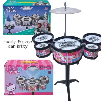 ROCK DRUM karakter mainan drum Jazz musik mainana edukasi anak drum mainan anak laki laki kado anak