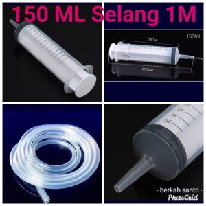 Syringe Spuit 60ml 100ml 150ml 200ml 300ml Hidroponik Refill Bibit Parfum Tanaman Hydroponic