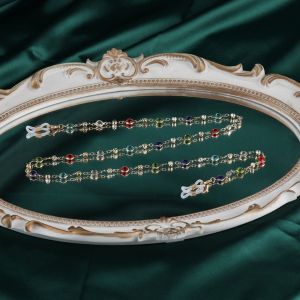 huiheyu eyeglasses strap holder eye glasses holder strap sunglasses holder strap Vintage Beads Glasses Chain Bohemian Elegant Crystal Glasses Chain Fashion Lanyard Chain Women
