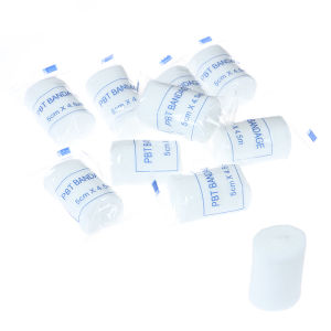 YAFEN 10 rolls/lot 5cmx4.5m PBT Elastic Bandage First Aid Kit Gauze roll Dressing