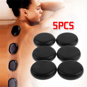 5pcs SPA Hot Stone 8x8 Natural Energy Stone for Massage SPA Physical Therapy Relaxing Basalt Stone
