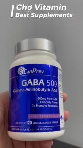 Thực Phẩm Bảo Vệ Sức Khoẻ CanPrev GABA 500 - Hỗ Trợ Giảm Căng Thẳng Lo Âu Cải Thiện Giấc Ngủ Sâu - - Cải thiện chất lượng giấc ngủ: Hỗ trợ ngủ sâu giảm thức giấc nửa đêm. - Tăng khả năng tập trung: Cân bằng tâm trạng giúp tinh thần minh mẫn làm việc/
