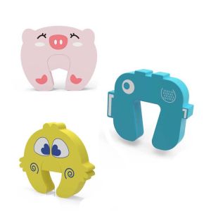 PENGY Kids Wardrobe Cartoon Protection Baby Finger Protector Refrigerator Prevent Children Wrestling Door Security Lock Anti-pinch Door Restrictor Baby Safety Lock