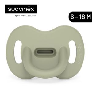 Suavinex Smoothie Ultra Light All Silicone Soother with SX Pro Physiological Teat 6-18M - Colour Essence