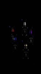 Water Sprayer 500ml/16.9oz Hair Spray Bottle Hairdressing Barber Spray Bottle Whisky Squirt Bottle Mist Salon Hair Tools Home Gardening (Blue)